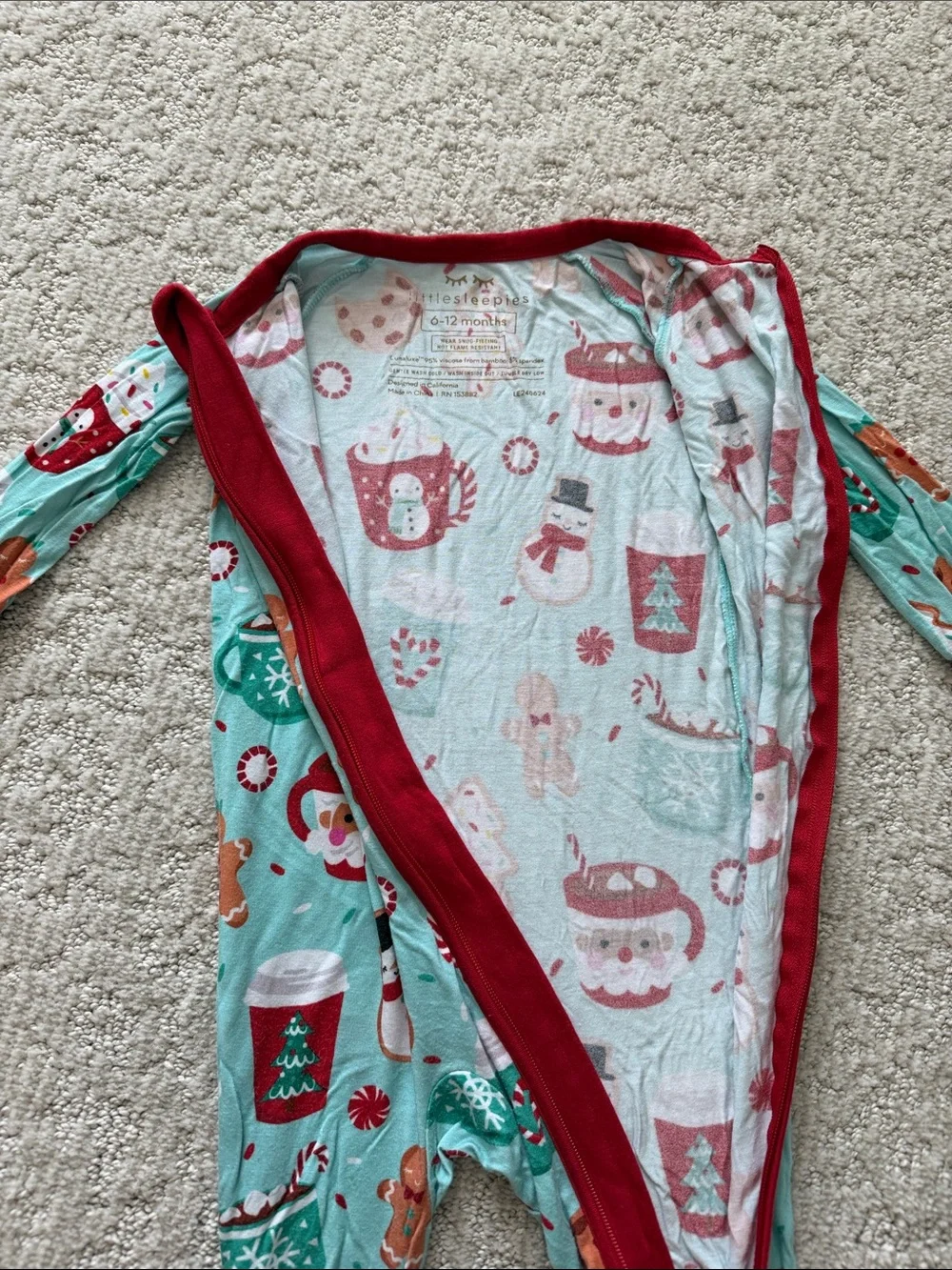 Little Sleepies Peppermint Mocha Zippy